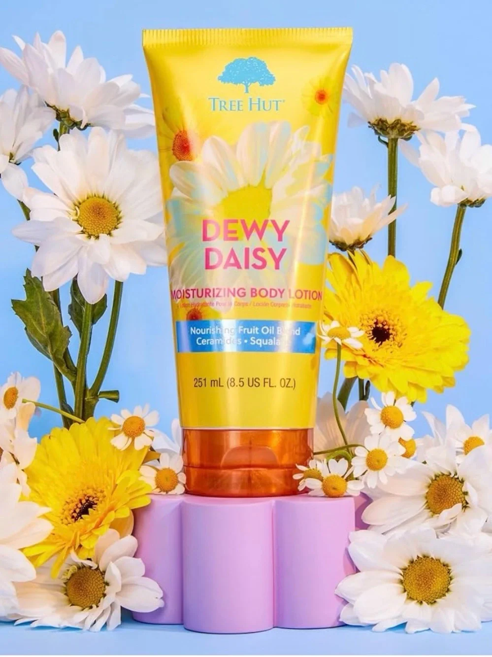 Tree Hut Dewy Daisy Moisturizing Body Lotion - Yellow